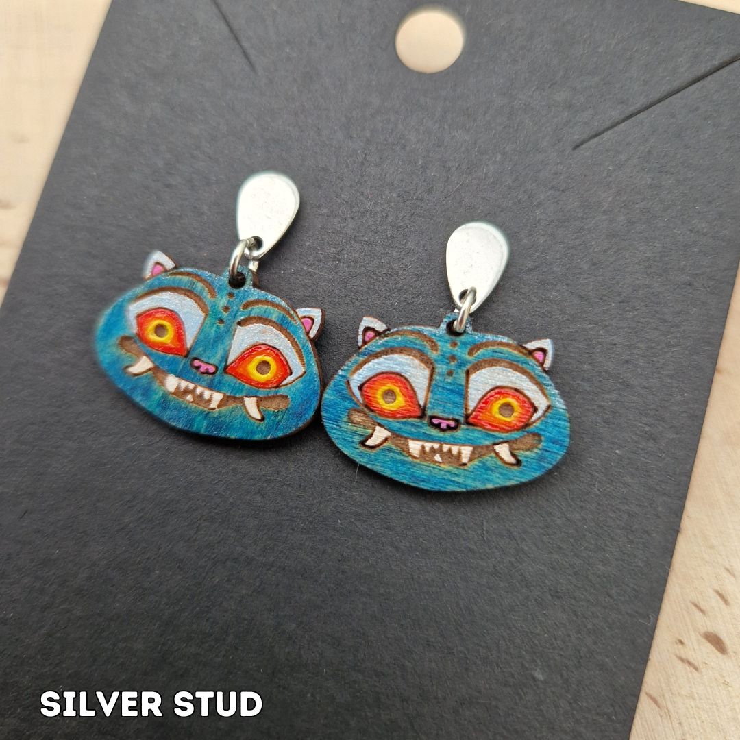 Derpy Tiger Earrings