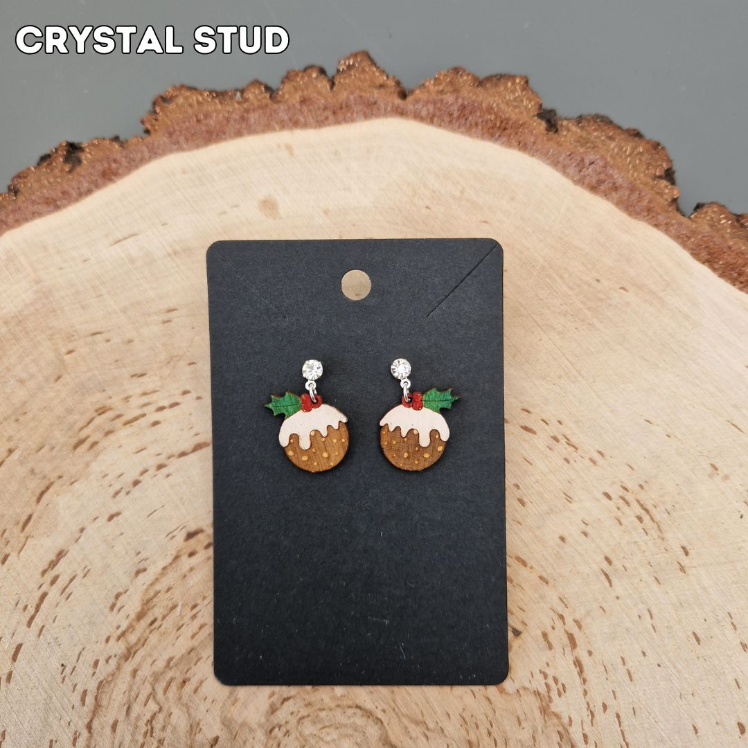 Christmas Pudding Earrings