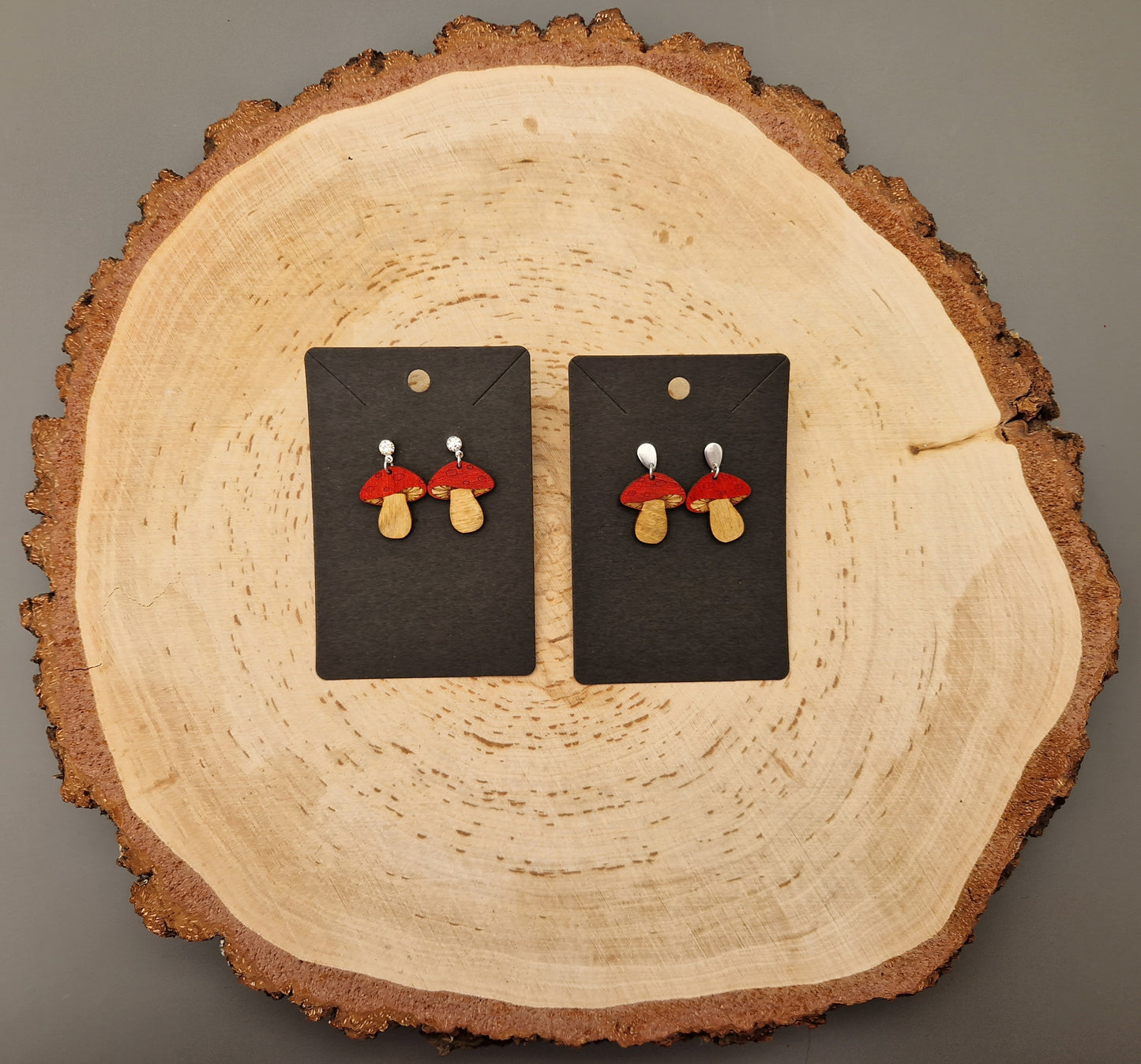 Mushroom Earrings