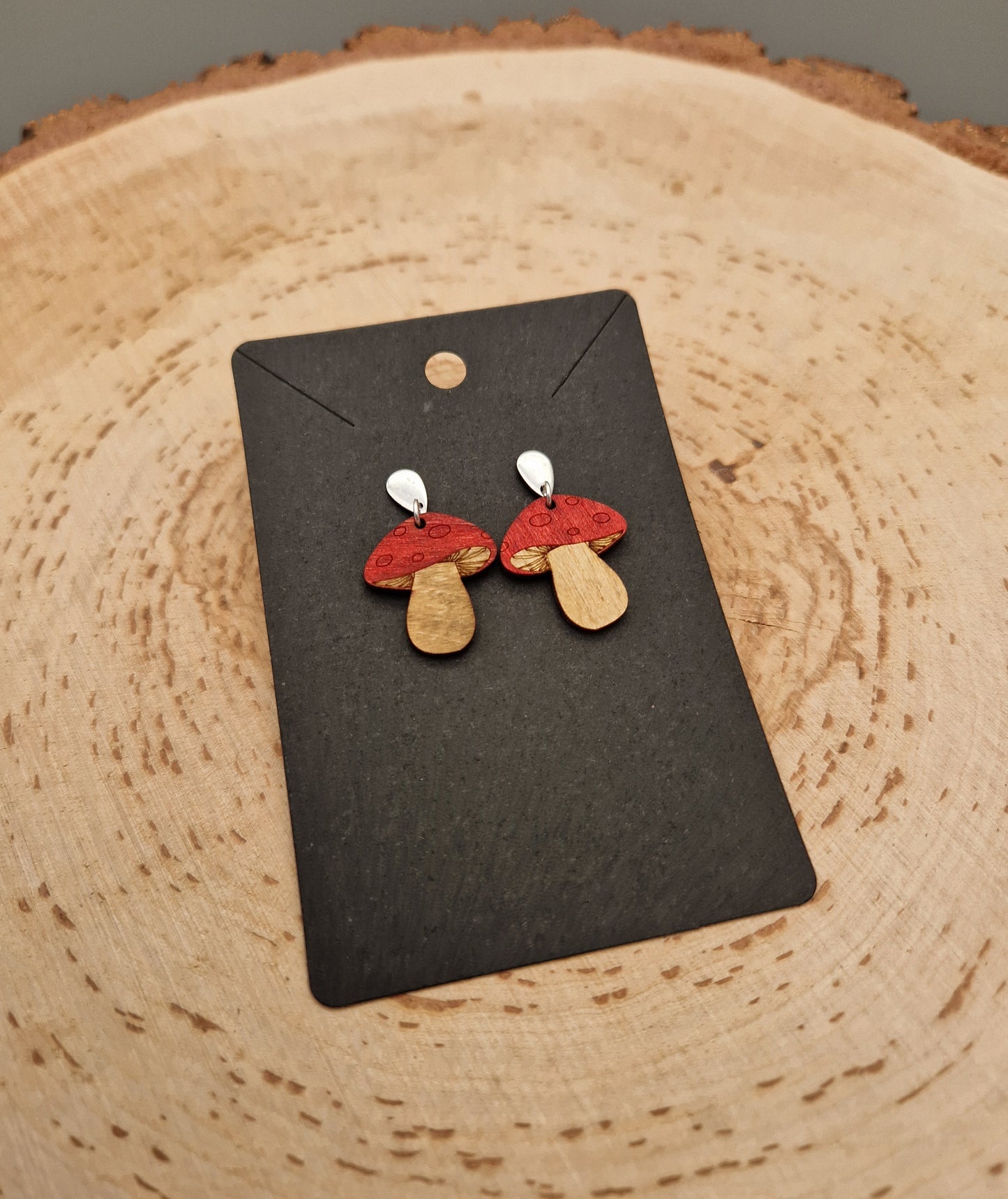Mushroom Earrings