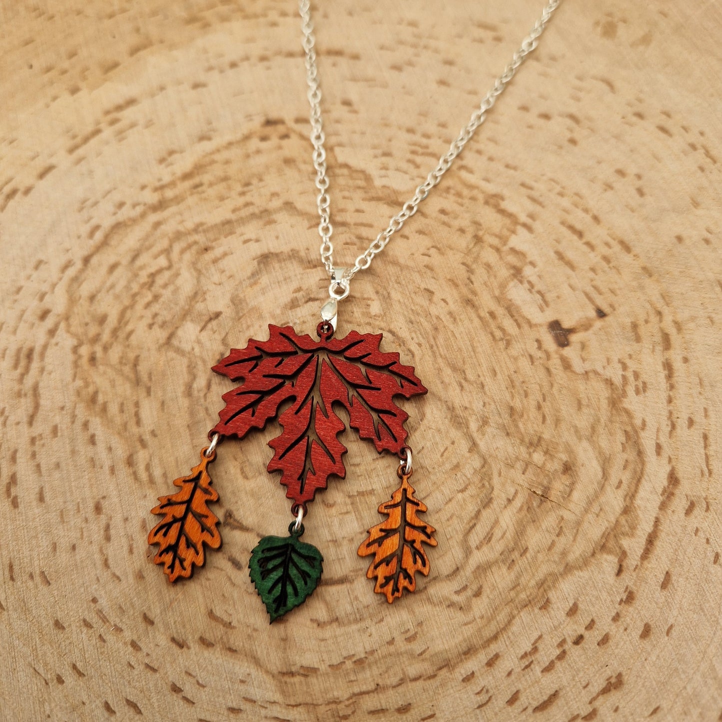 Maple Leaf Cascade Necklace