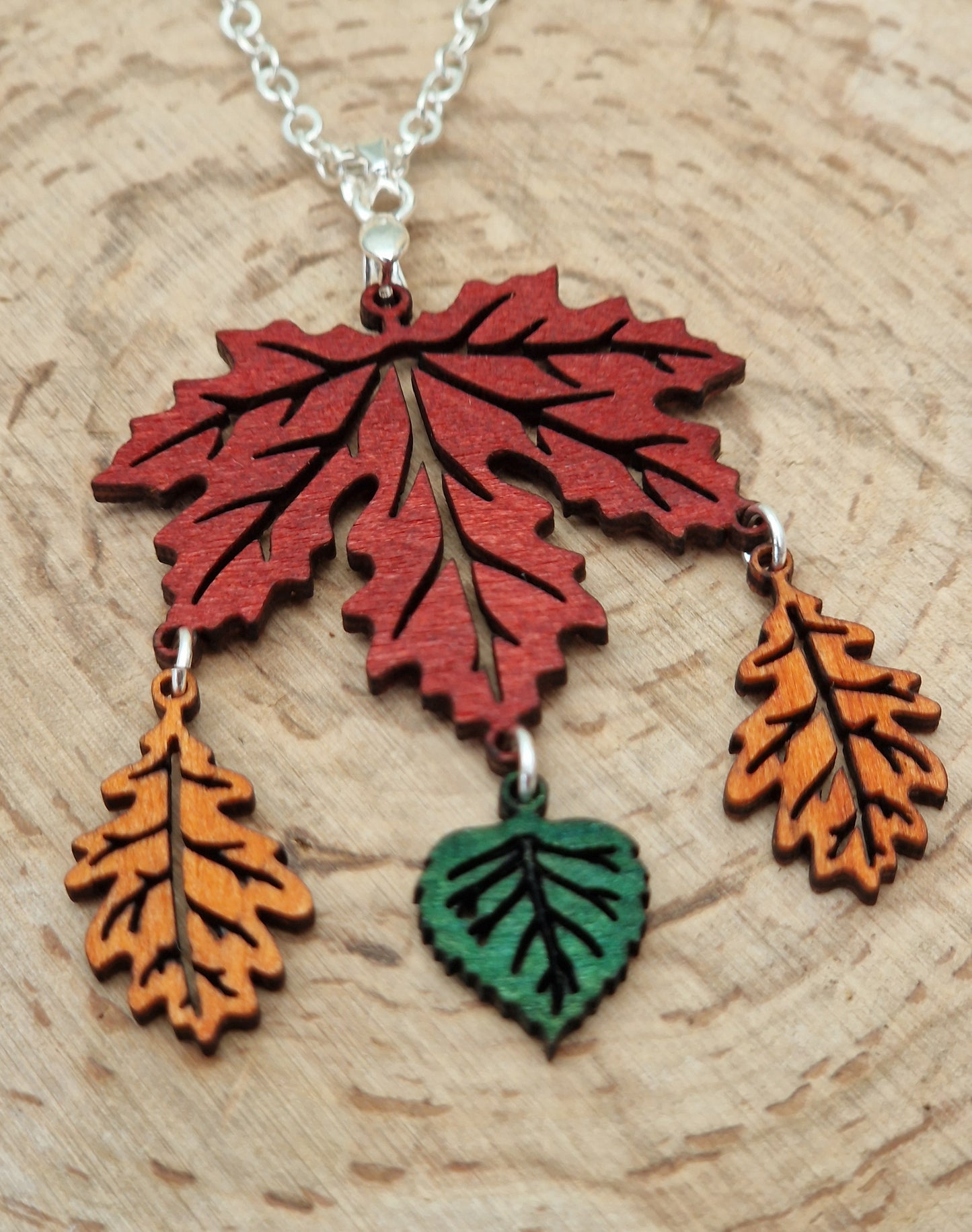Maple Leaf Cascade Necklace