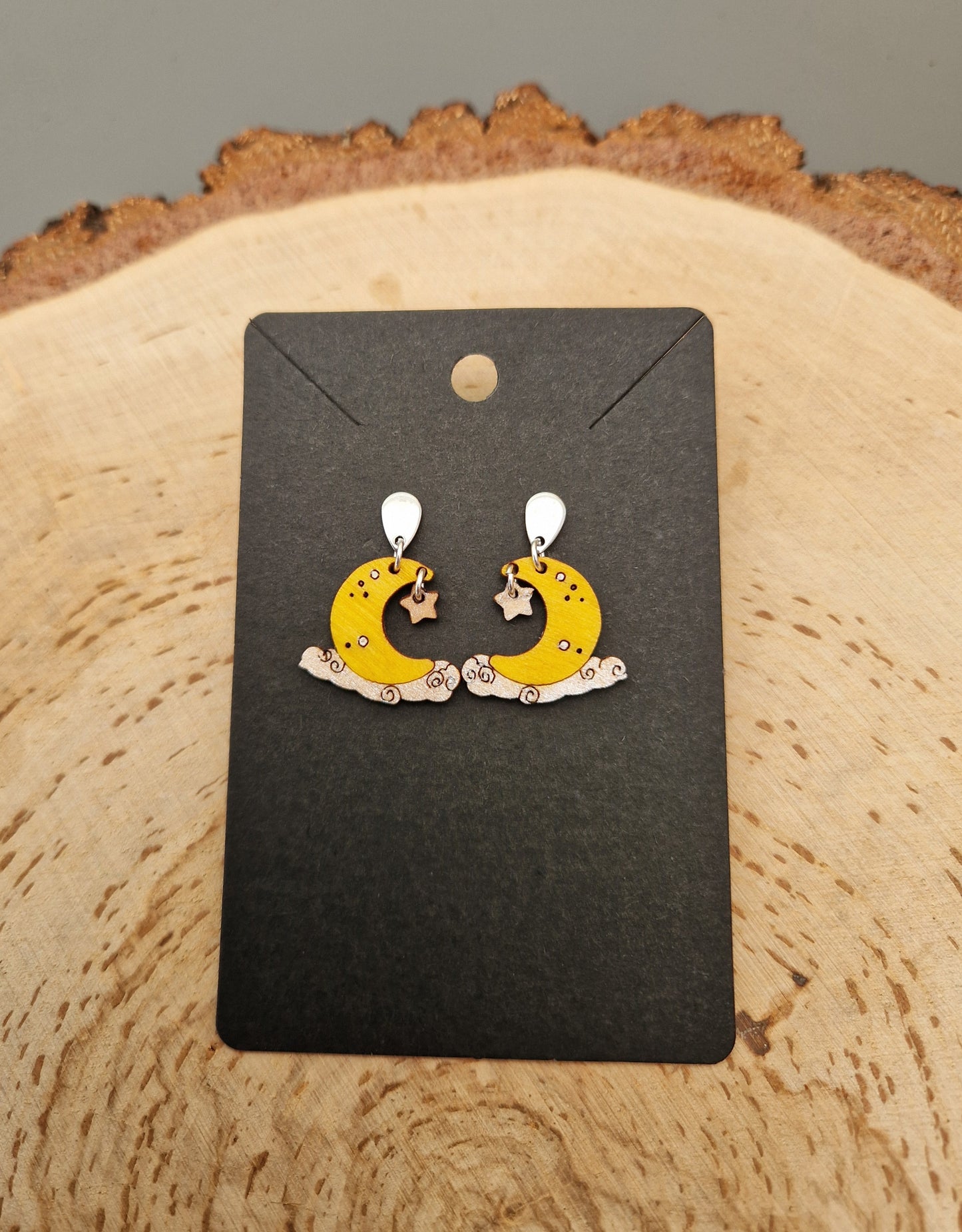 Moon and Stars Earrings