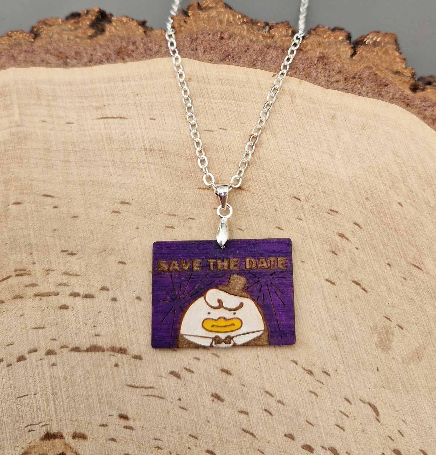 Save The Date Necklace