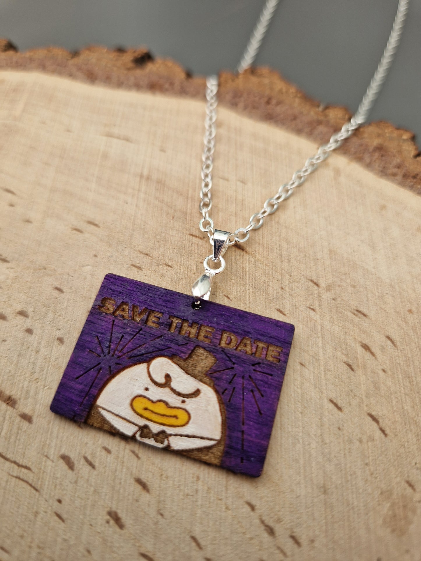 Save The Date Necklace