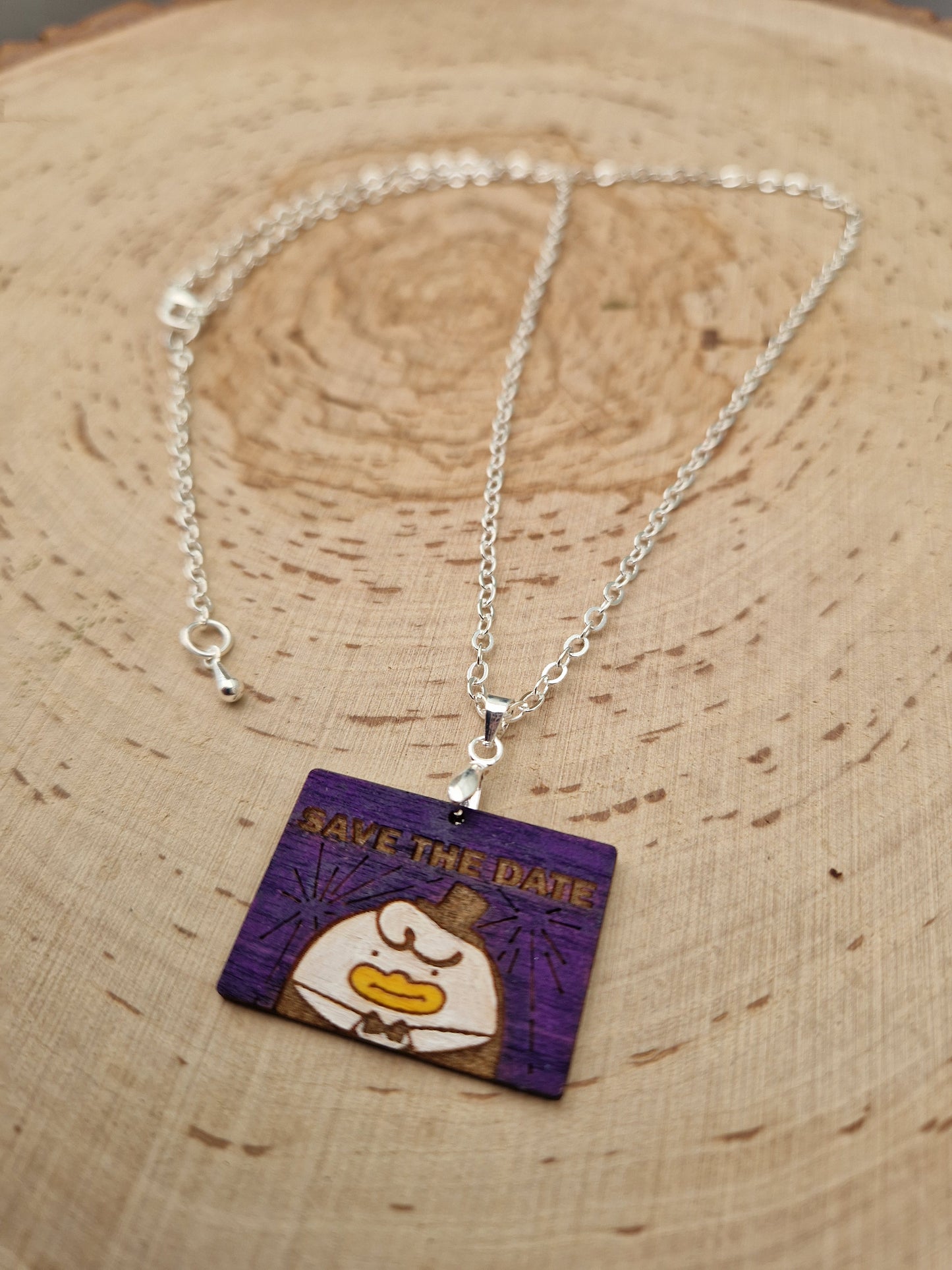 Save The Date Necklace