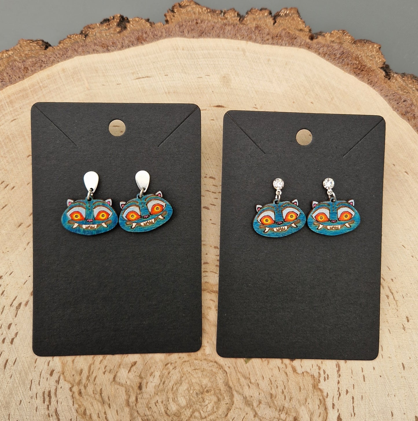 Derpy Tiger Earrings
