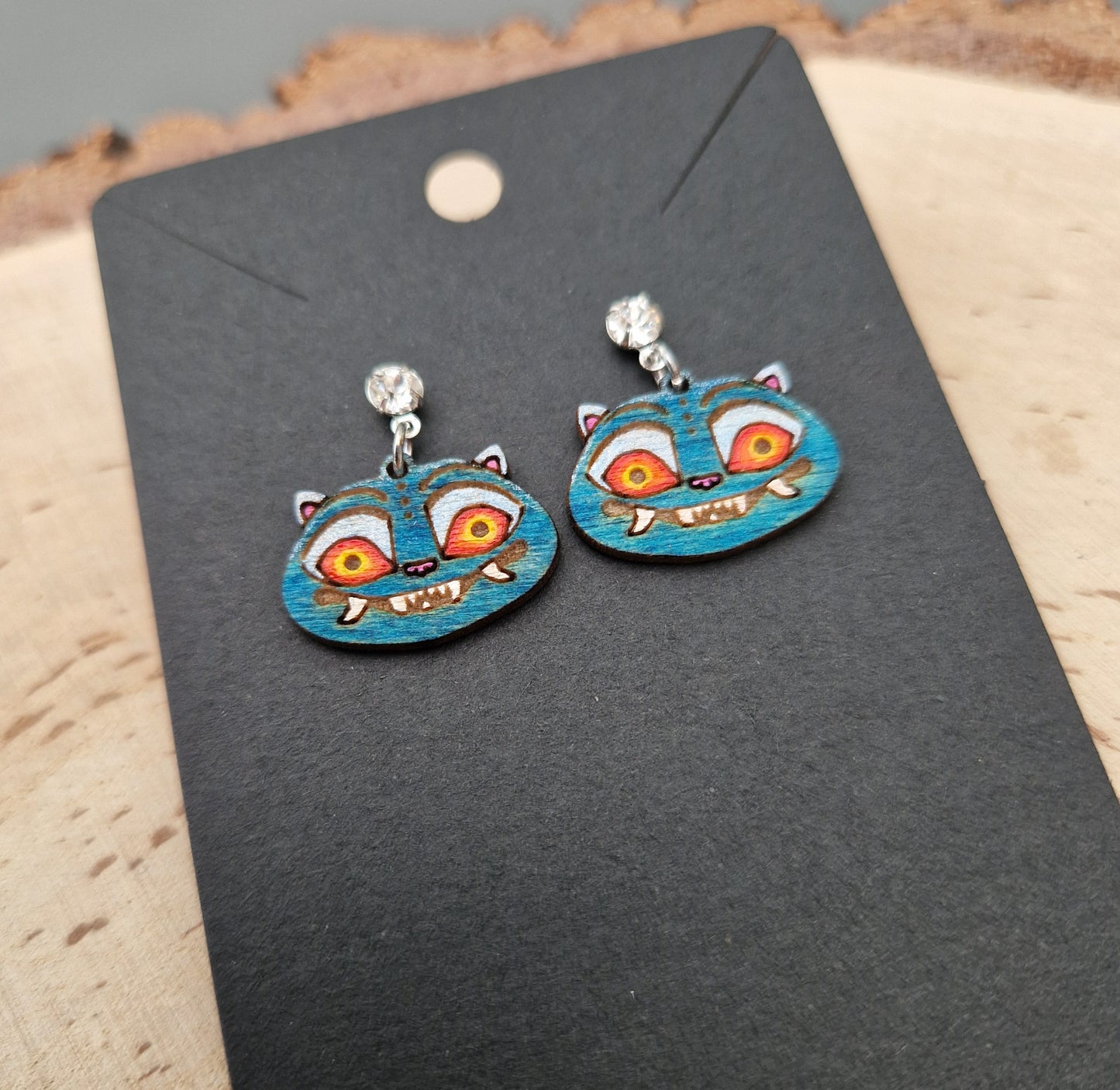 Derpy Tiger Earrings