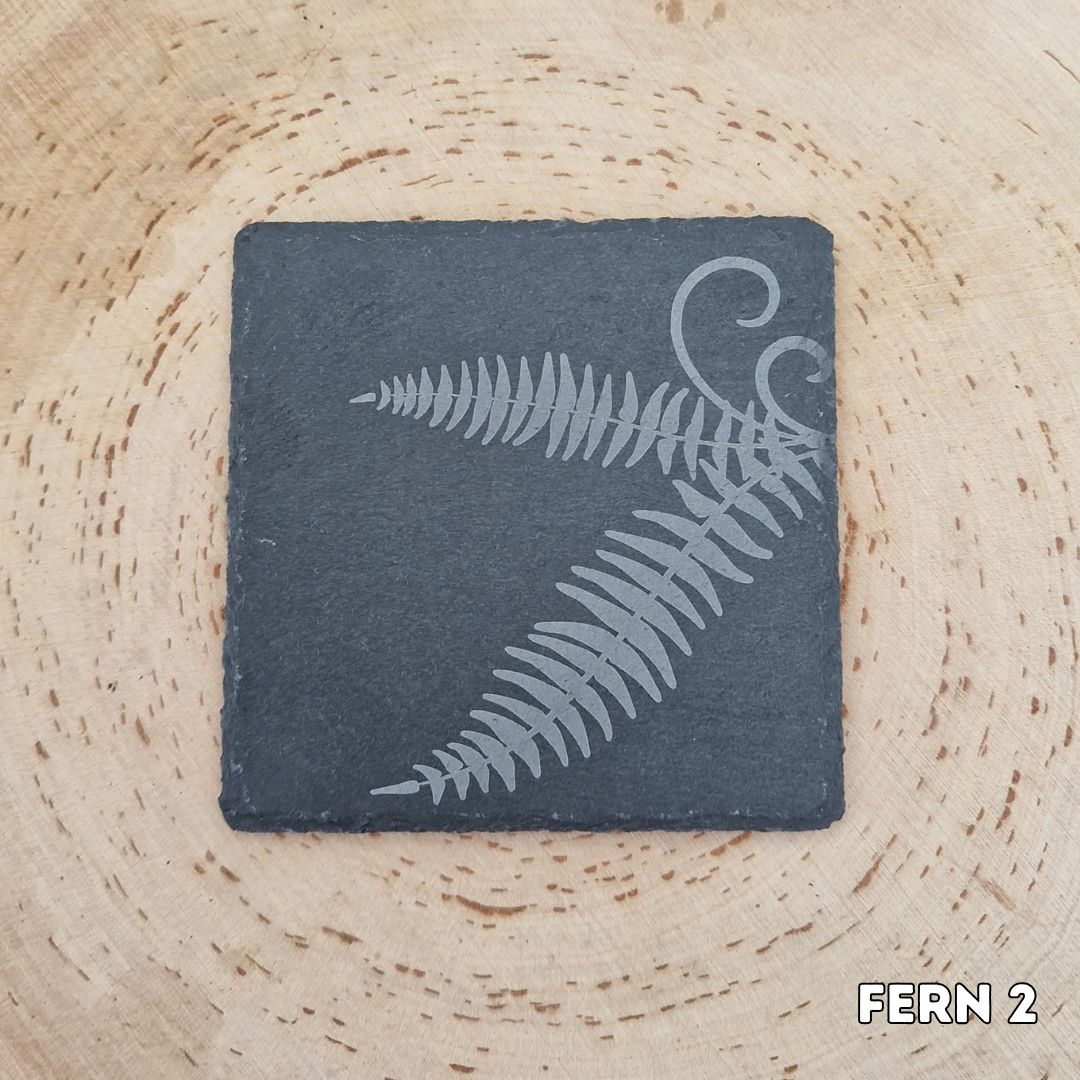 Fern Slate Coaster