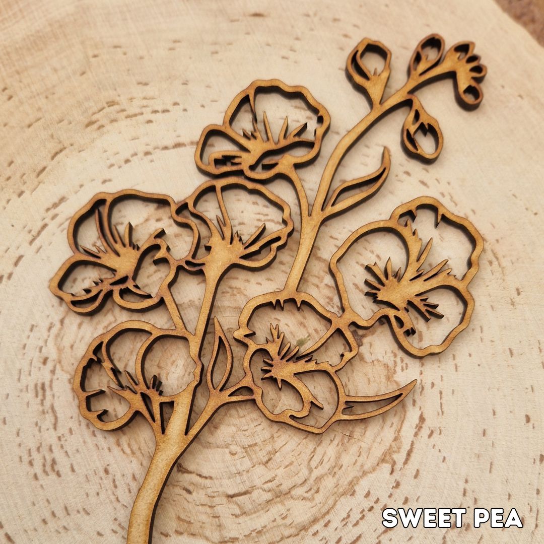 Summer Wooden Stem Flowers