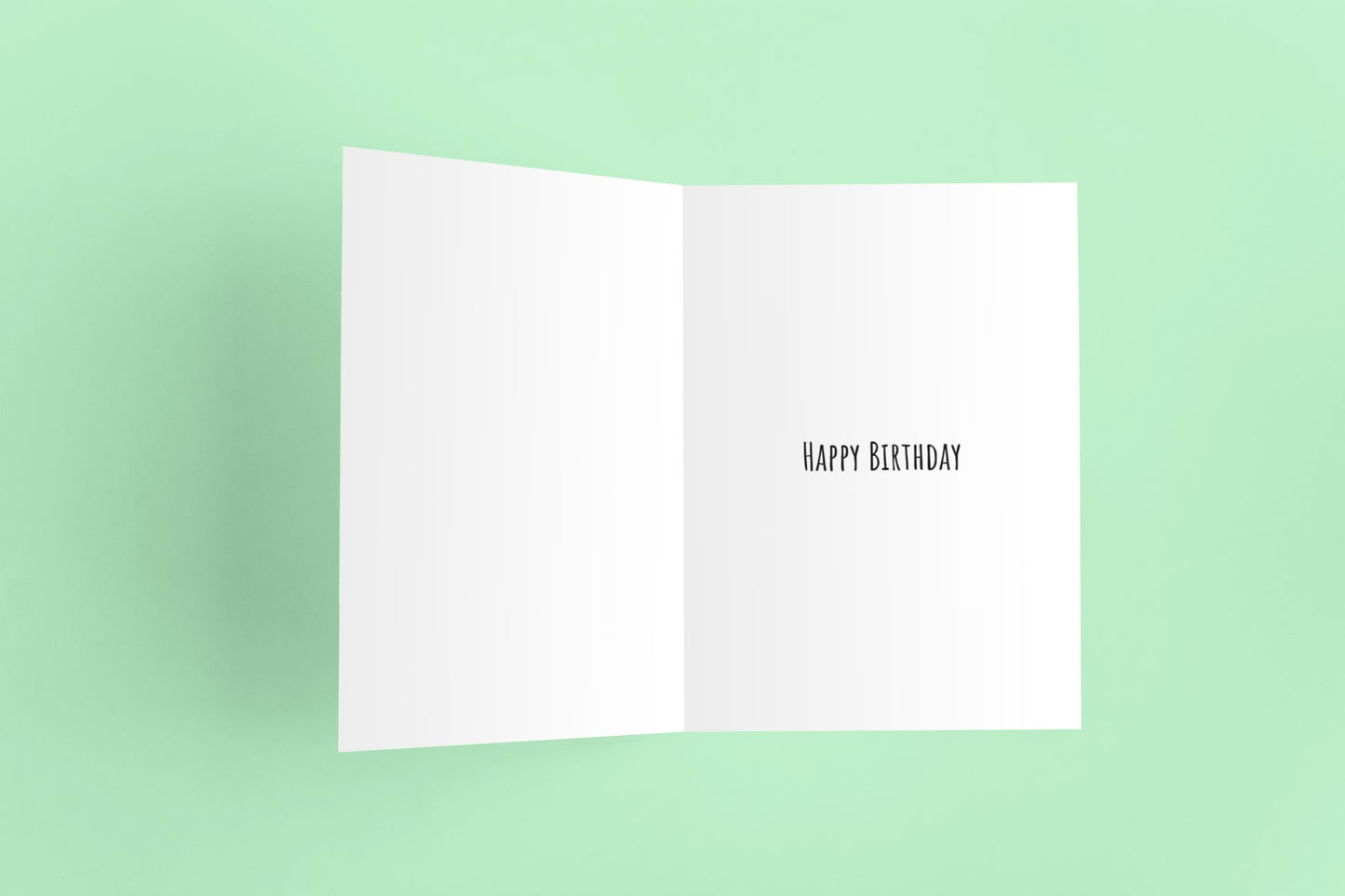 inside a greetings card