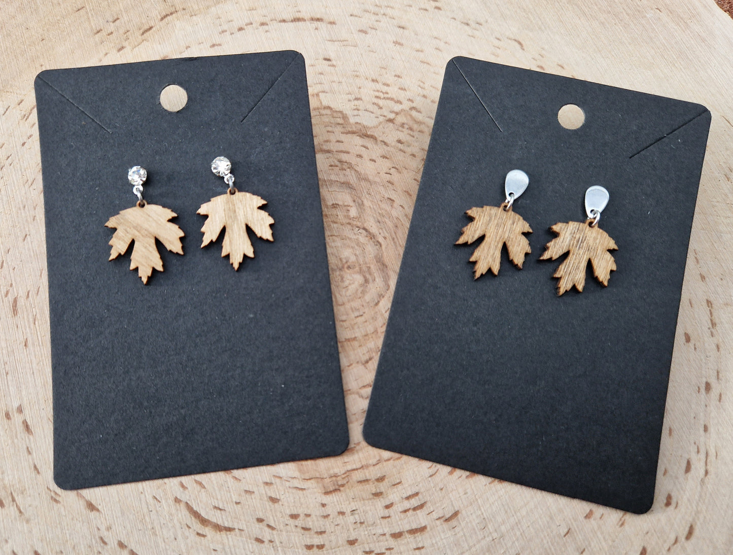 Maple Leaf Earrings
