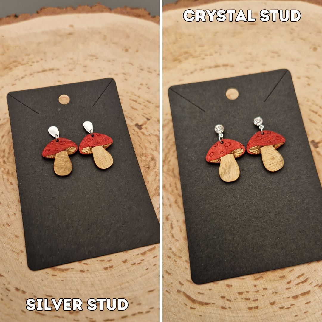 Mushroom Earrings