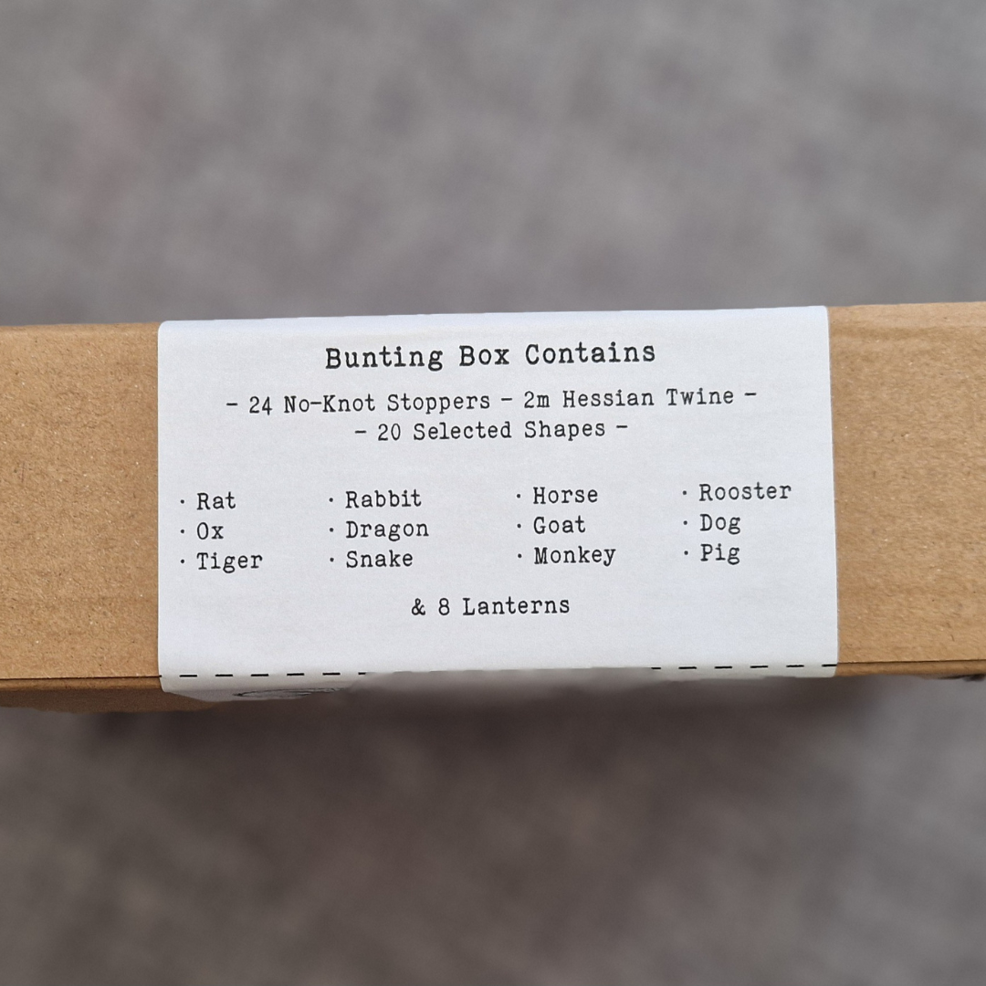 Chinese Zodiac Lunar New Year Bunting Kit