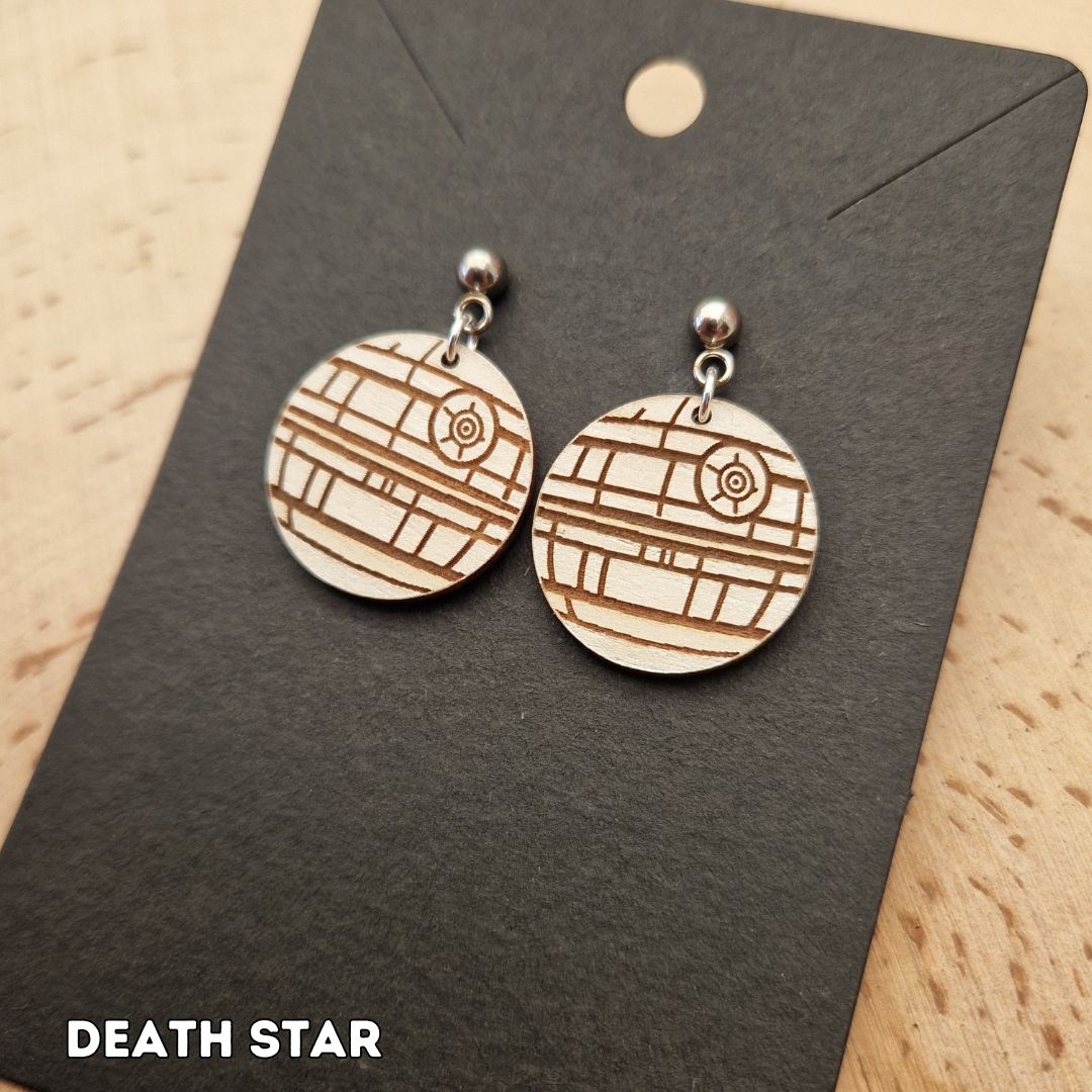 Death Star Earrings