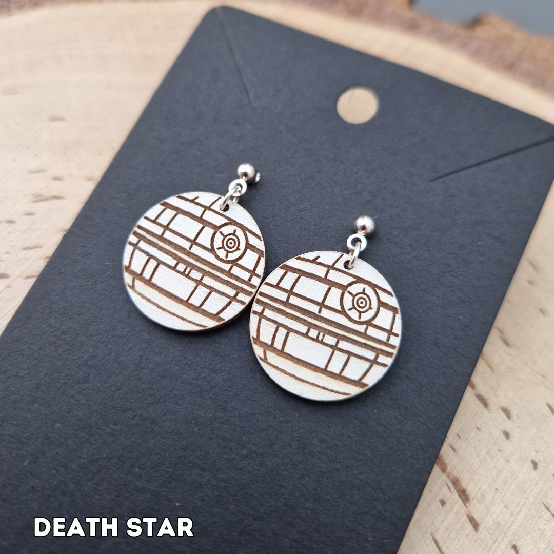 Death Star Earrings