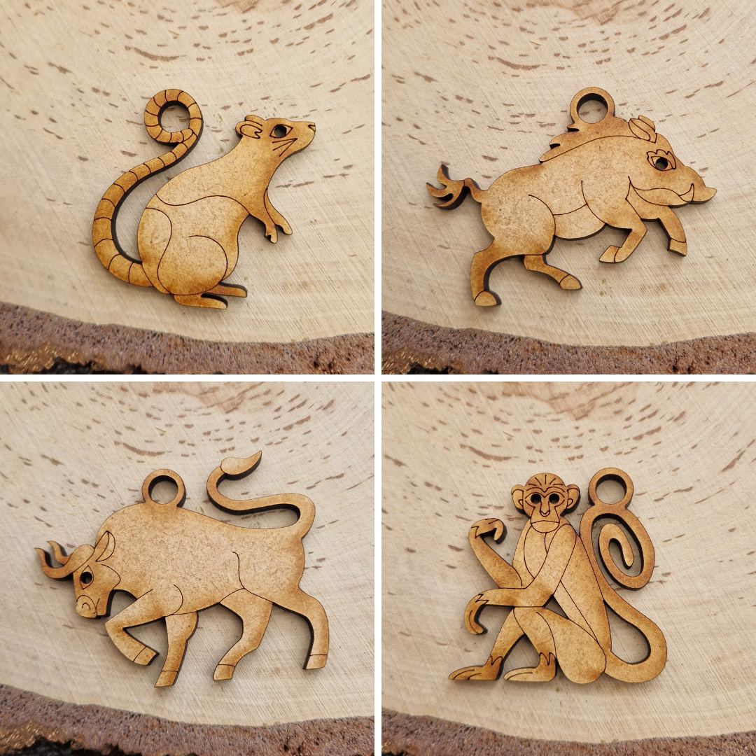 Chinese Zodiac Lunar New Year Bunting Kit