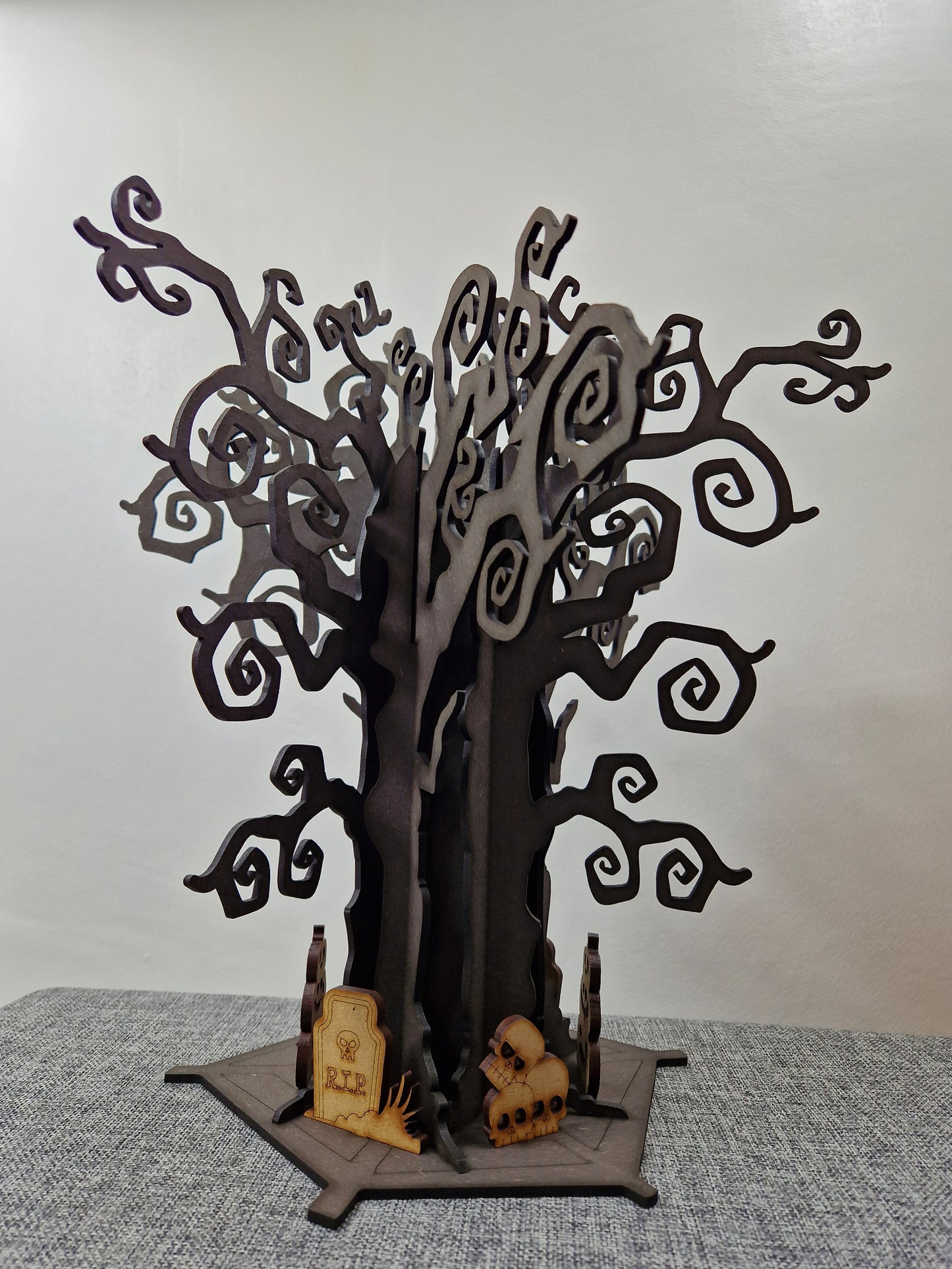 Haunted Hollow Tree and Halloween Hanging Decorations