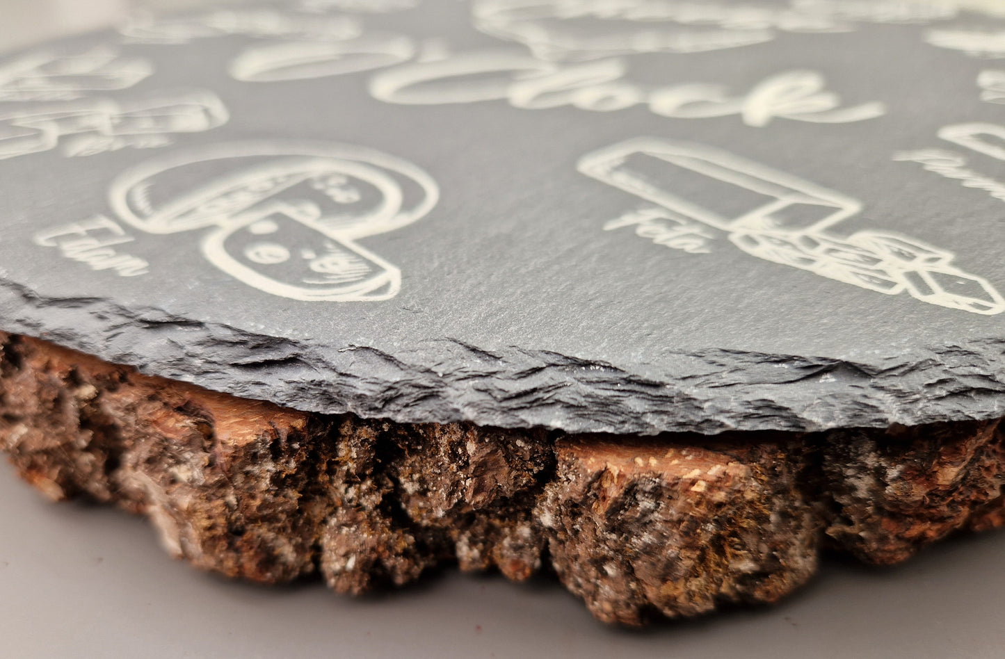 Round Slate Cheese Board