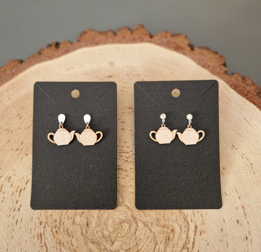 Tea Pot Earrings