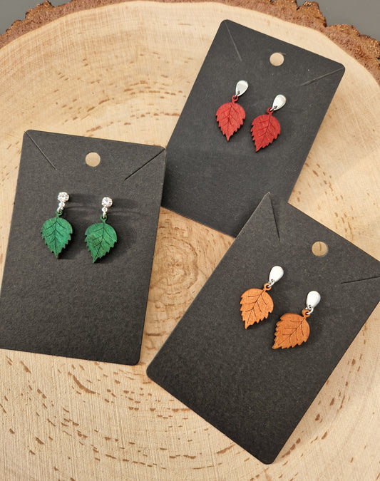 Classic Leaf Earrings