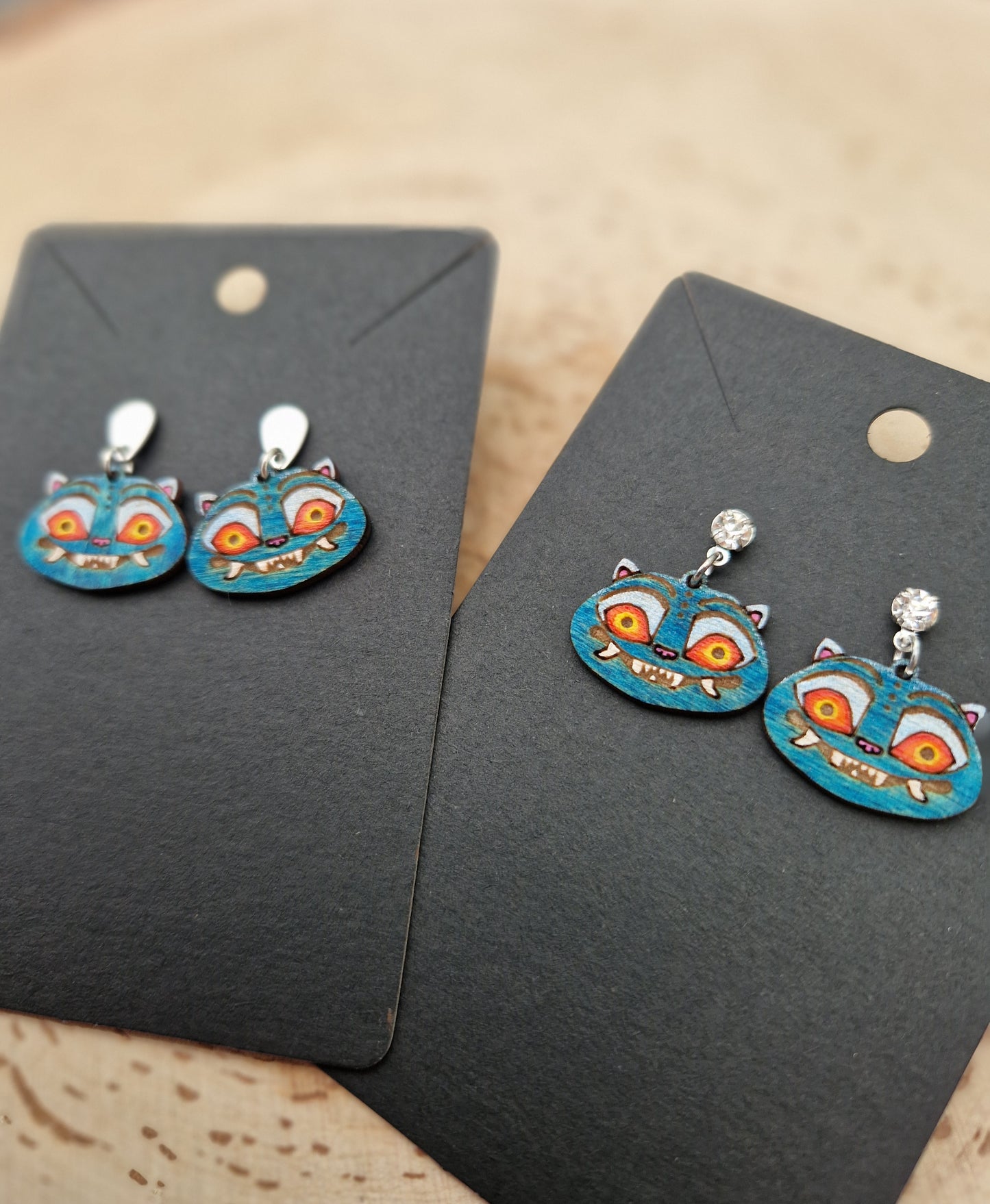 Derpy Tiger Earrings