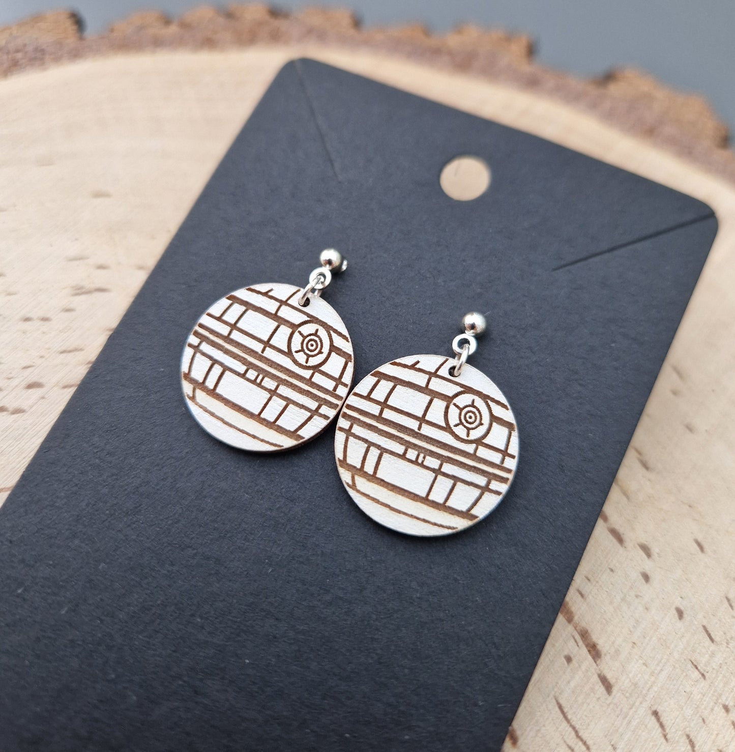 Death Star Earrings