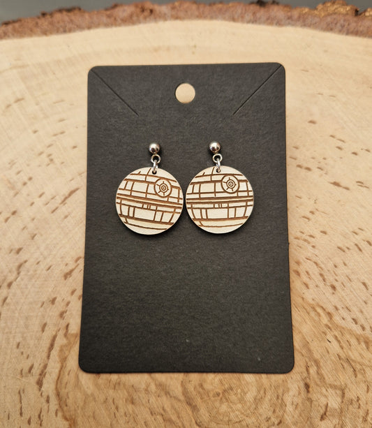 Death Star Earrings