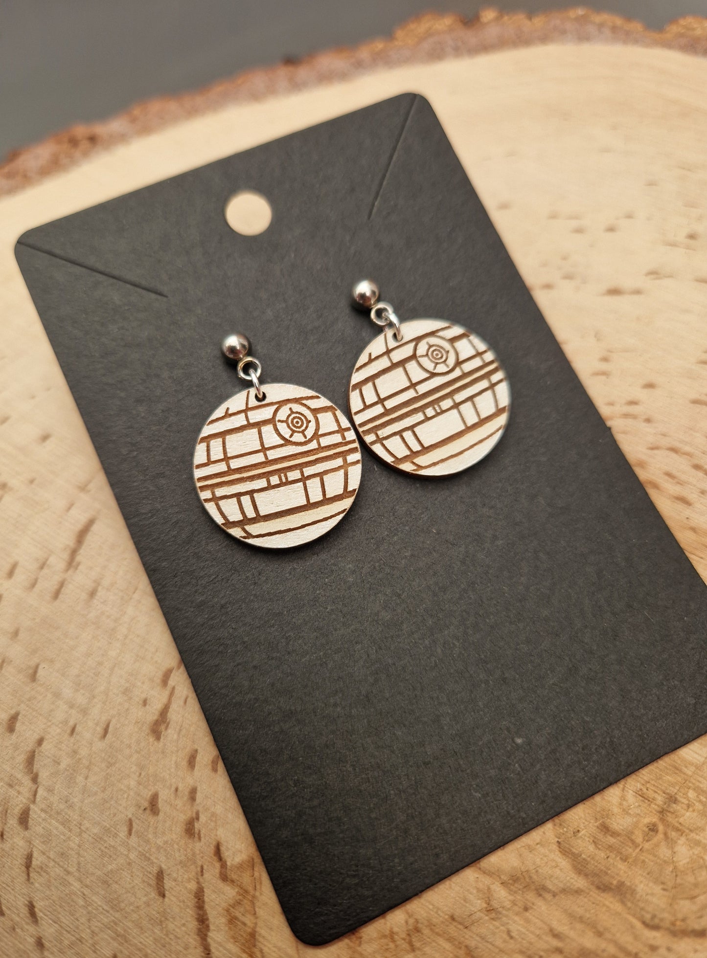 Death Star Earrings