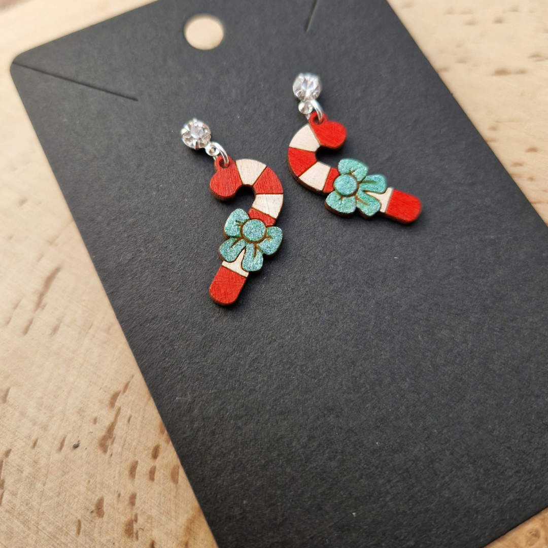 Candy Cane Earrings