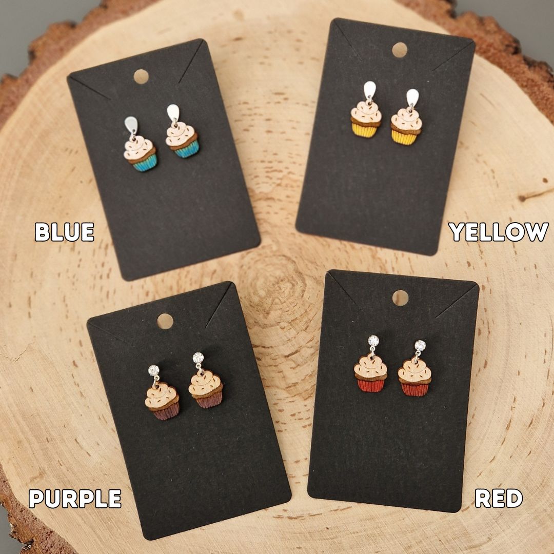 Cupcake Earrings