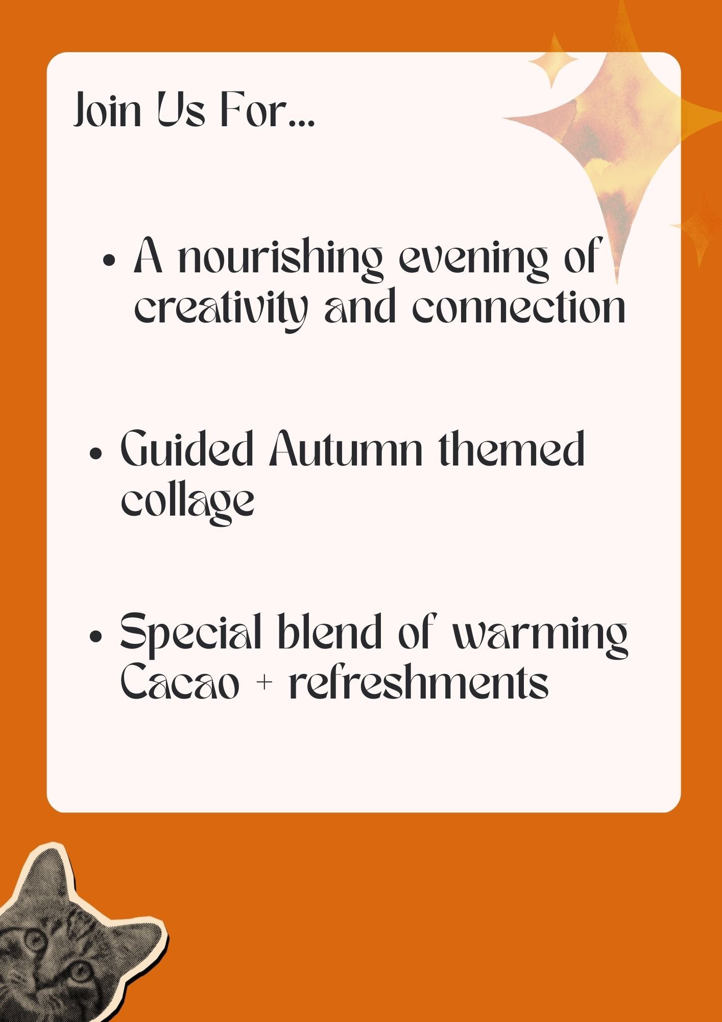 Cacao & Collage Workshop with The Chilly Collective