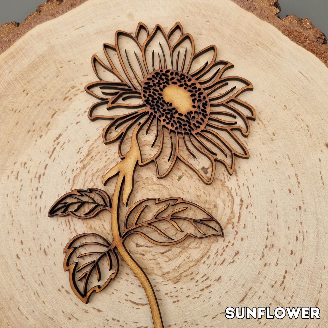 Summer Wooden Stem Flowers