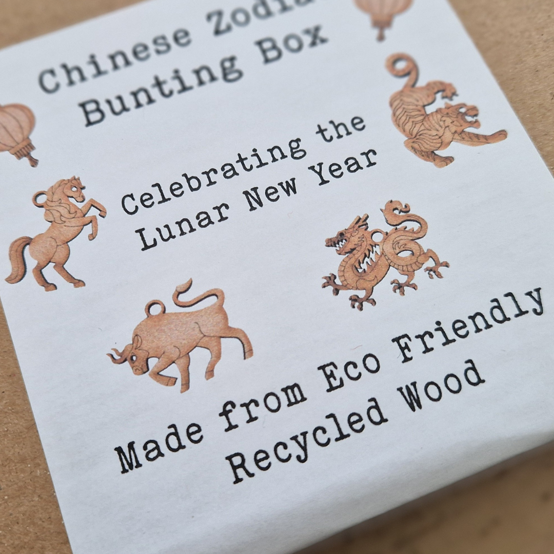 Chinese Zodiac Lunar New Year Bunting Kit