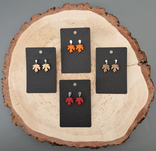 Maple Leaf Earrings