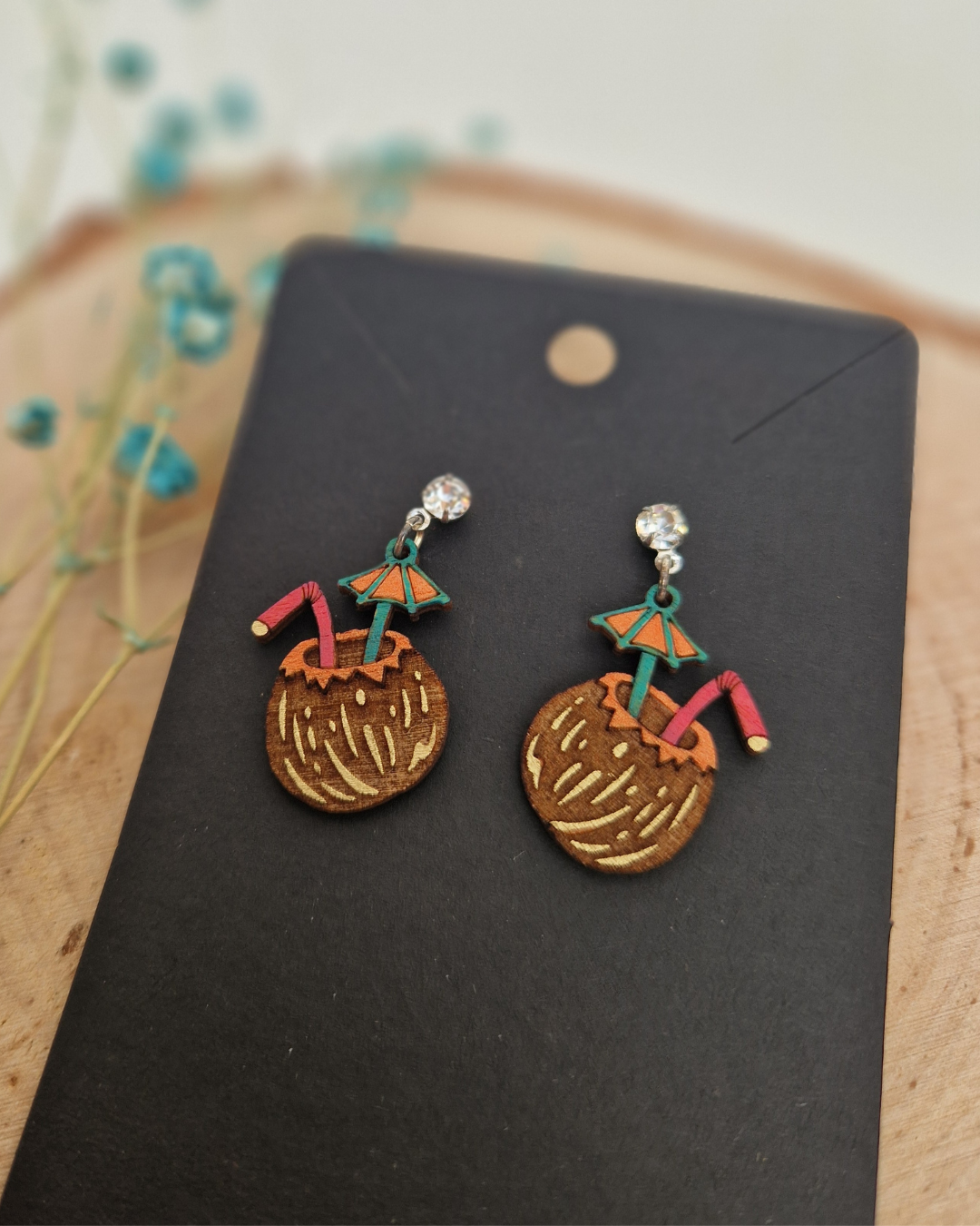 Coconut Cocktail Earrings