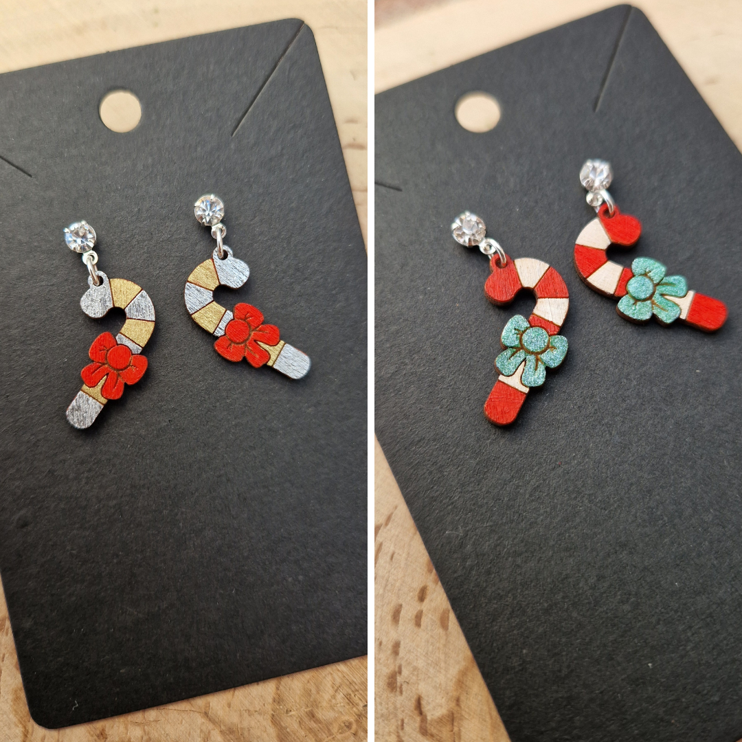 Candy Cane Earrings