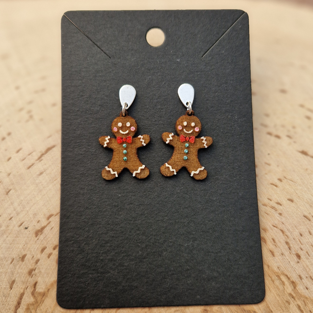Gingerbread Earrings