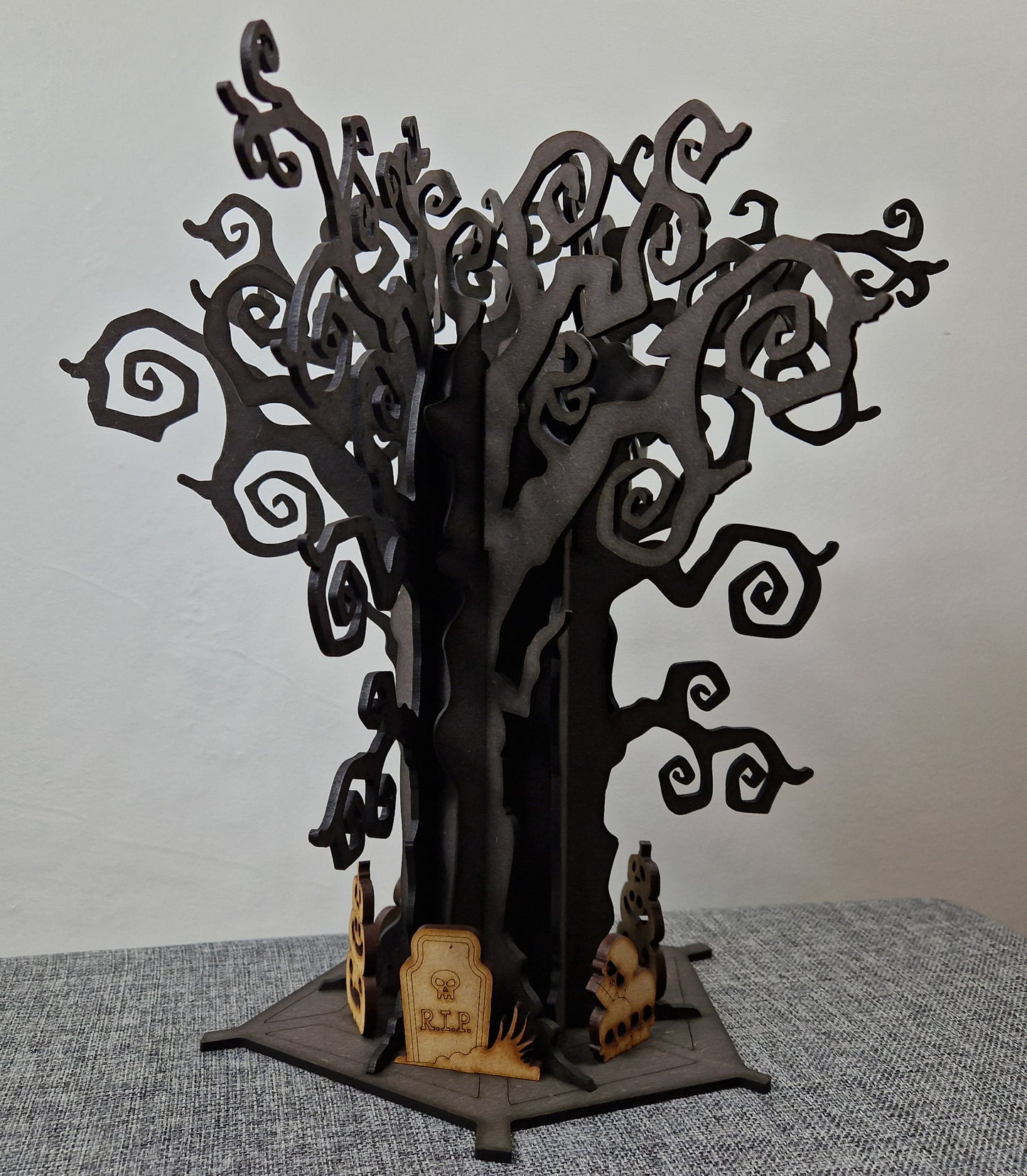 Haunted Hollow Tree and Halloween Hanging Decorations