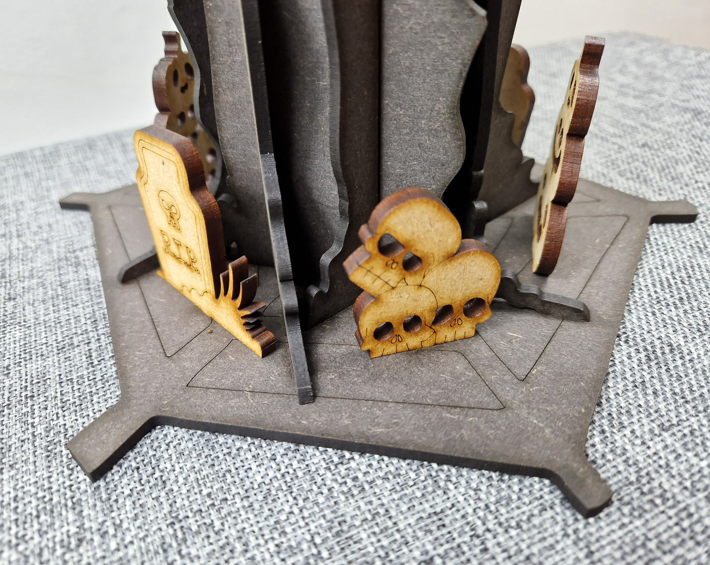 Haunted Hollow Tree and Halloween Hanging Decorations
