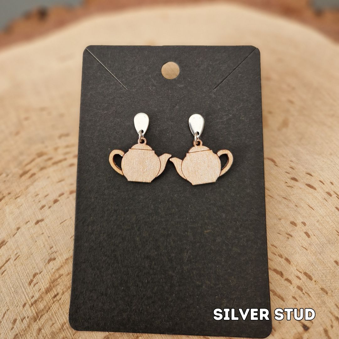 Tea Pot Earrings